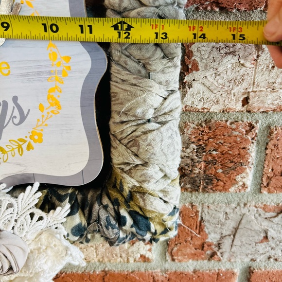 Handmade Unique Wall Decor Square Enjoy The Little Things 13 x 13 inches - Picture 5 of 8